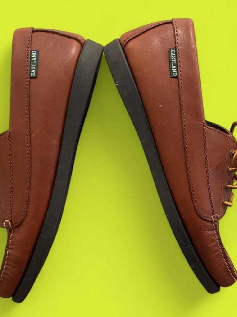 Eastland Falmouth Camp Moc Leather Oxfords Brown 9.5W